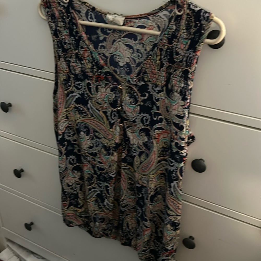 Ember large sleeveless blouse